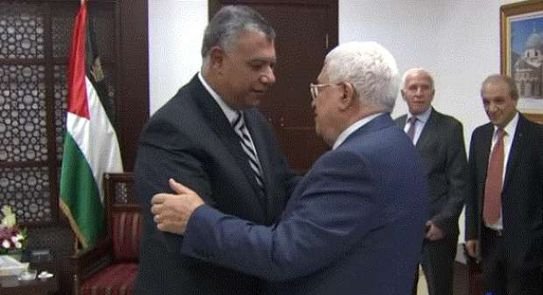 عباس يستقبل وفد من المخاربرات المصرية والاردنية