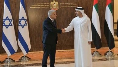 لابيد يعقد إجتماعاً سريا مع ولي عهد أبوظبي لبحث بعض الملفات في المنطقة