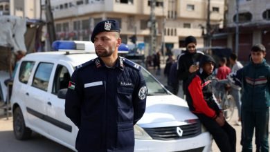 عناصر الشرطة الفلسطينية في غزة