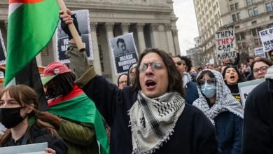 مظاهرات مناصرة لفلسطين