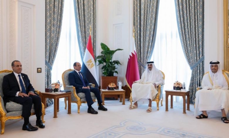 جهود مصر وقطر لوقف إطلاق النار في غزة