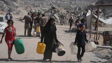 مشاكل المياه في غزة