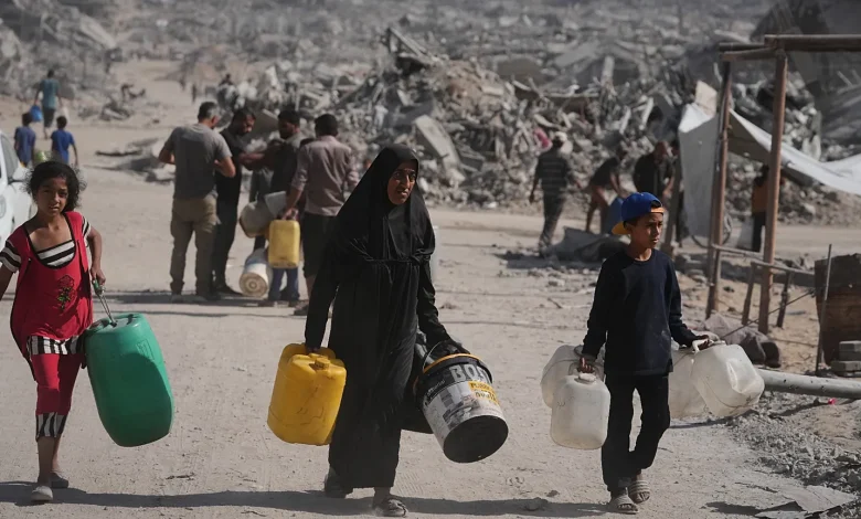 مشاكل المياه في غزة