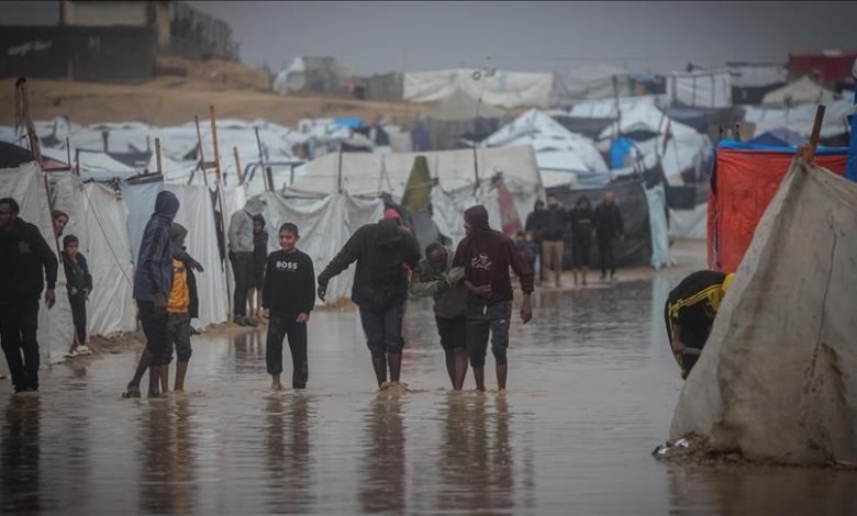 المنخفض الجوي في غزة