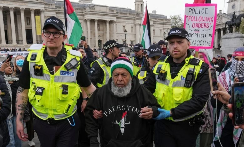 ملاحقة منظمة فلسطين أكشن