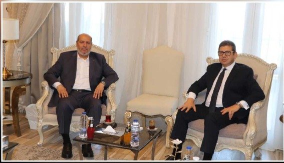الحية يلتقي رئيس جهاز المخابرات العامة المصرية لبحث تثبيت وقف إطلاق النار في غزة